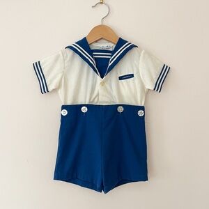 VINTAGE GOODLAD TAILORED VGUC Boys Classic Heirloom Sailor Style Bobby Suit